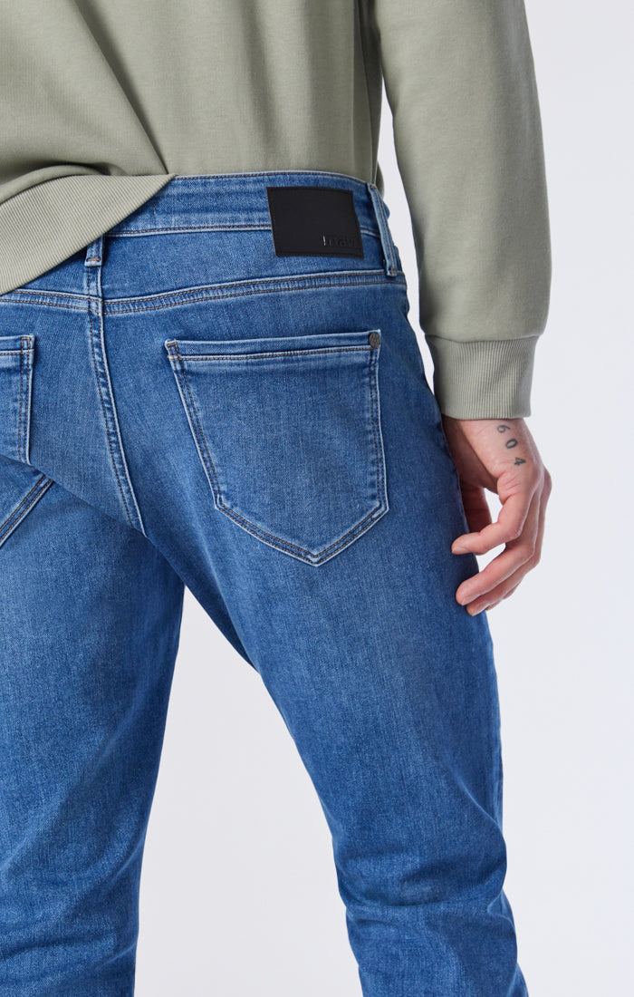 JAKE SLIM LEG IN MID BRUSHED ATHLETIC - Mavi Jeans