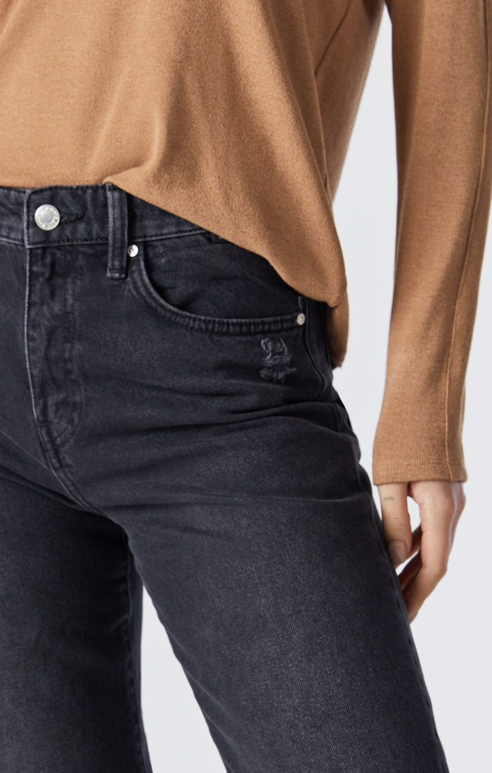BARCELONA WIDE LEG IN DARK SMOKE ORGANIC BLUE - Mavi Jeans