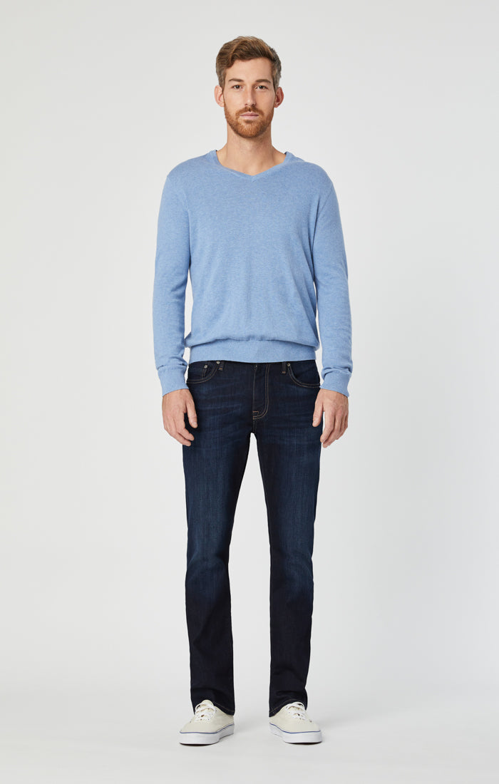 ZACH STRAIGHT LEG JEANS IN RINSE BRUSHED WILLIAMSBURG - Mavi Jeans