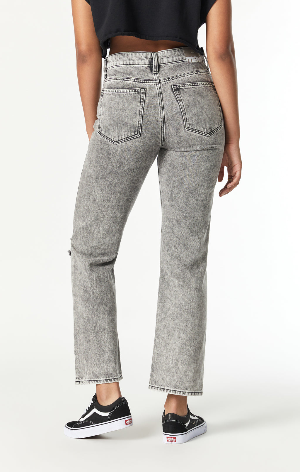 BARCELONA WIDE LEG IN LIGHT SMOKE TRUE BLUE - Mavi Jeans