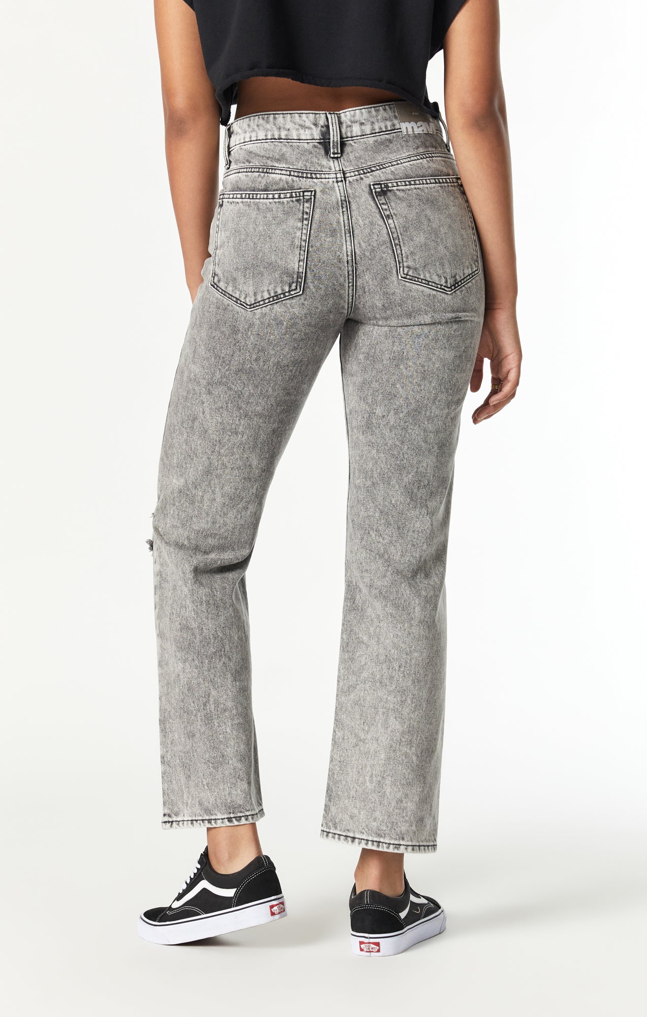BARCELONA WIDE LEG IN LIGHT SMOKE TRUE BLUE - Mavi Jeans