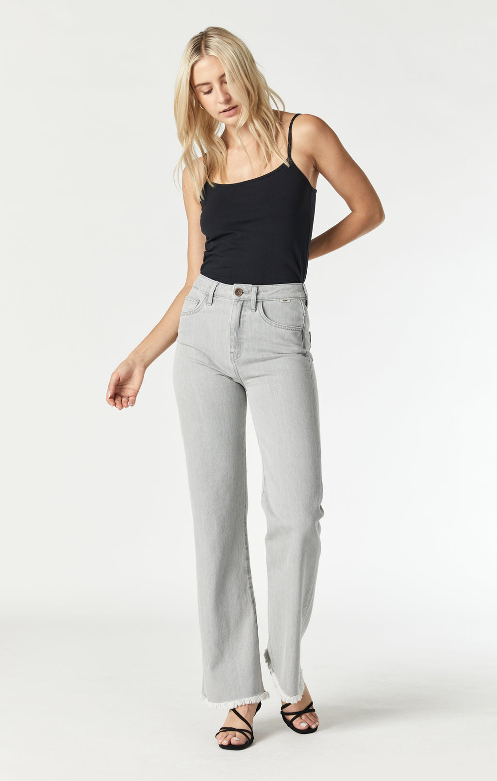 VICTORIA WIDE LEG IN STONE NATURAL DYE - Mavi Jeans