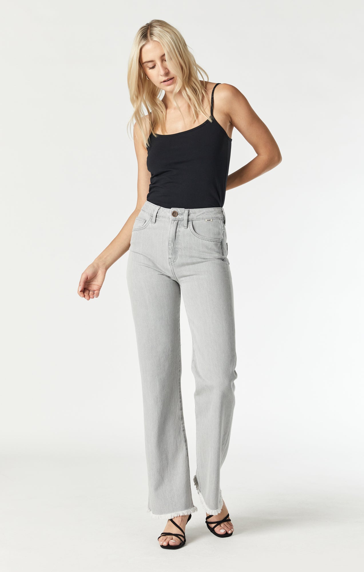 VICTORIA WIDE LEG IN STONE NATURAL DYE - Mavi Jeans