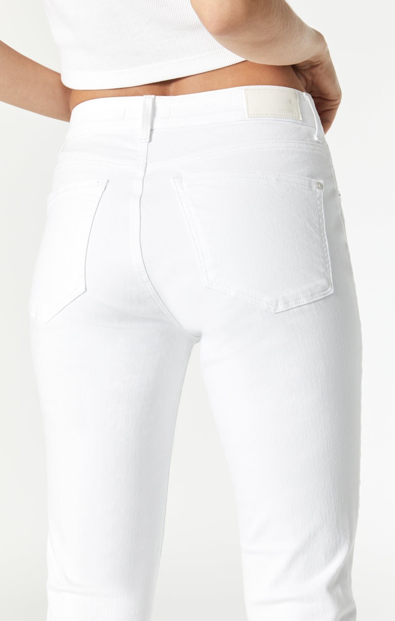 KATHLEEN SLIM BOYFRIEND IN WHITE FEATHER BLUE - Mavi Jeans
