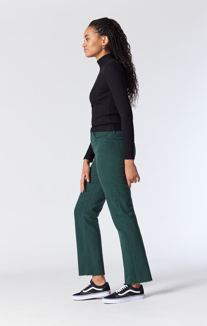 BARCELONA WIDE LEG IN GREEN FLEX BLUE - Mavi Jeans