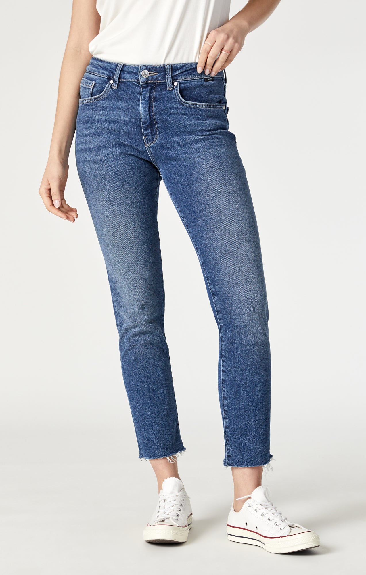 VIOLA STRAIGHT LEG IN DARK USED FLEX BLUE - Mavi Jeans