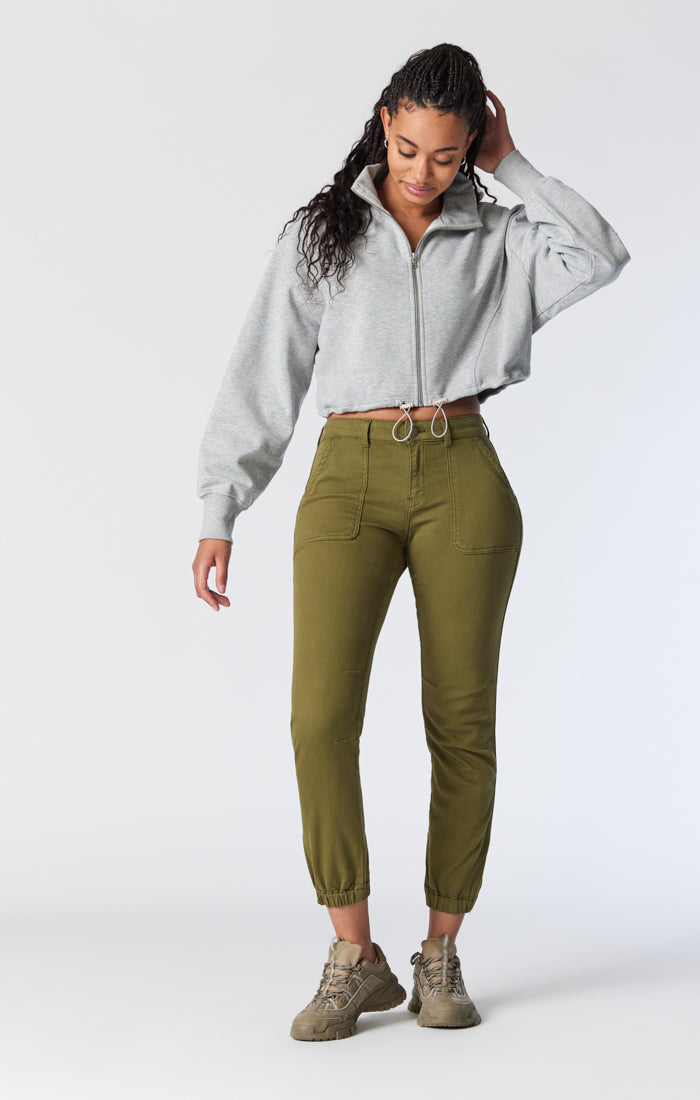 IVY SLIM CARGO PANTS IN BRANCH TWILL - Mavi Jeans