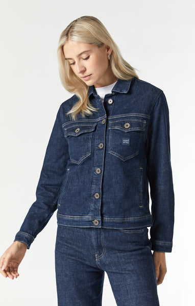 NWT Talbots Women's Denim Jacket XL Cotton And Hemp Blue 