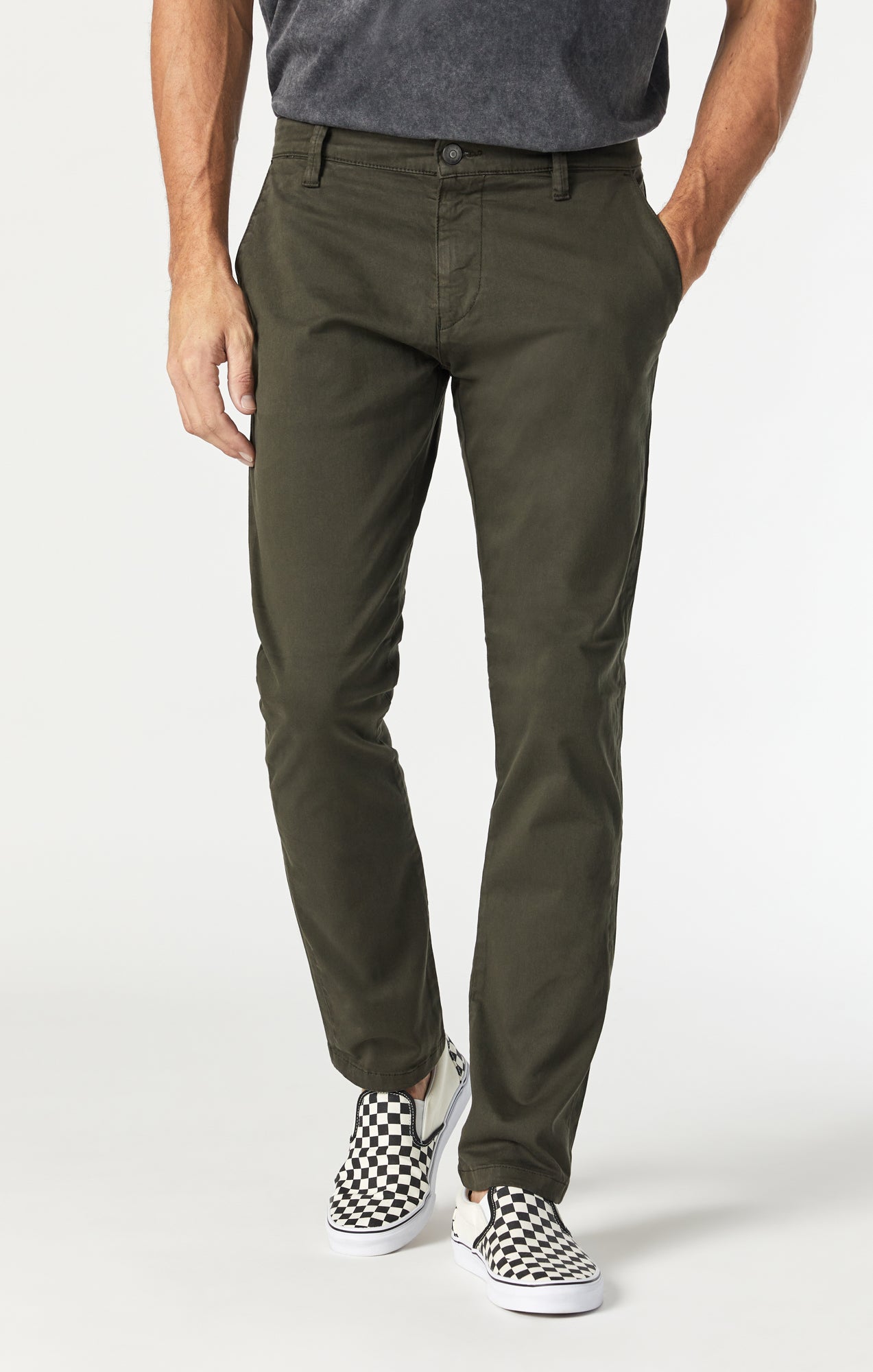 Dark hot sale chino pants