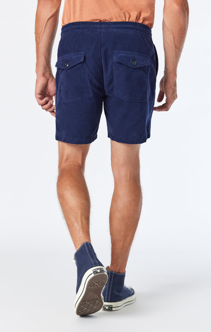 Mavi Men's Greg Shorts In Navy Summer Cord