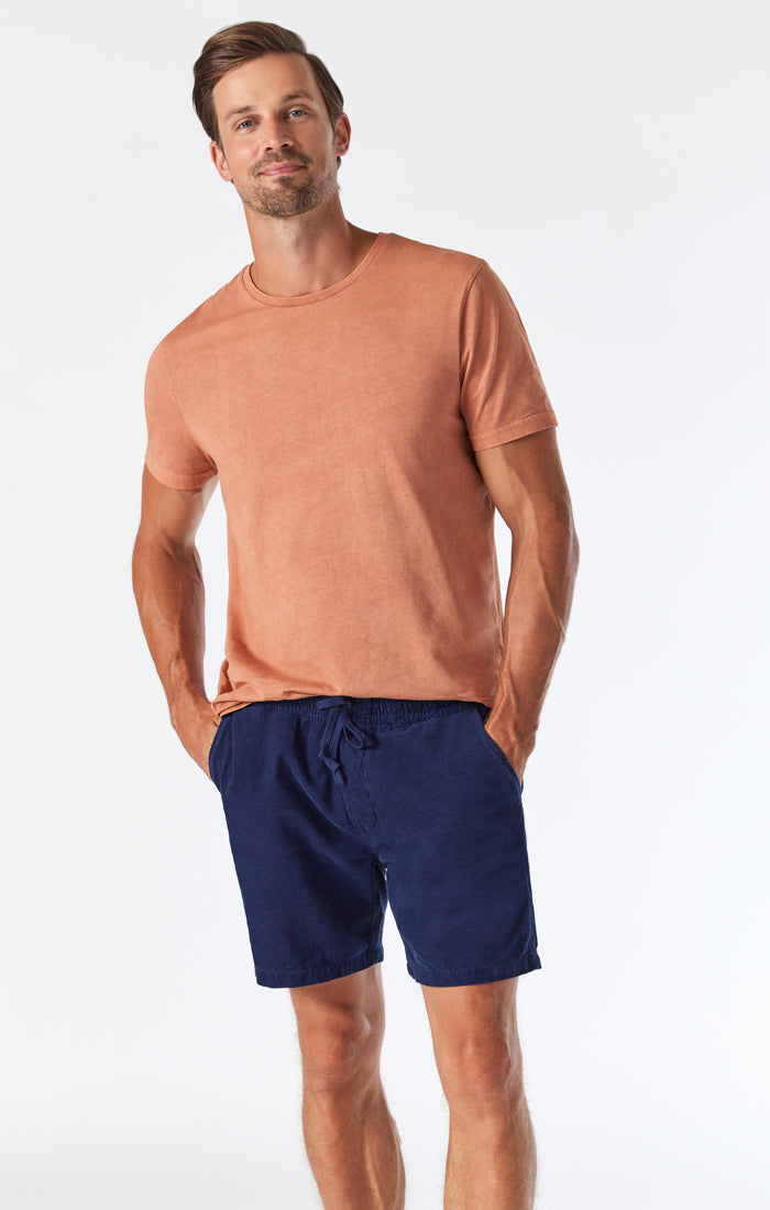 Mavi Men's Greg Shorts In Navy Summer Cord