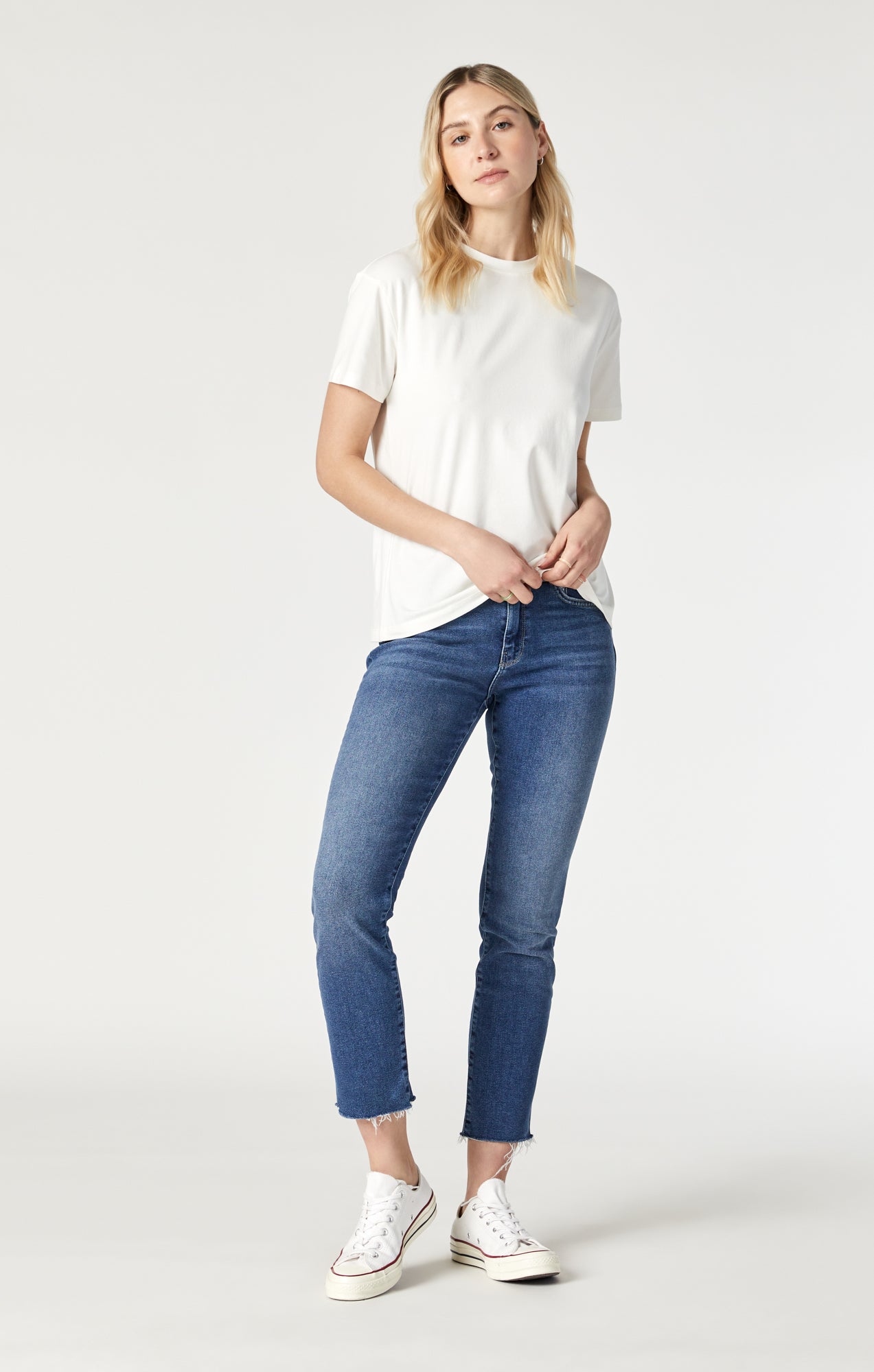 VIOLA STRAIGHT LEG IN DARK USED FLEX BLUE - Mavi Jeans