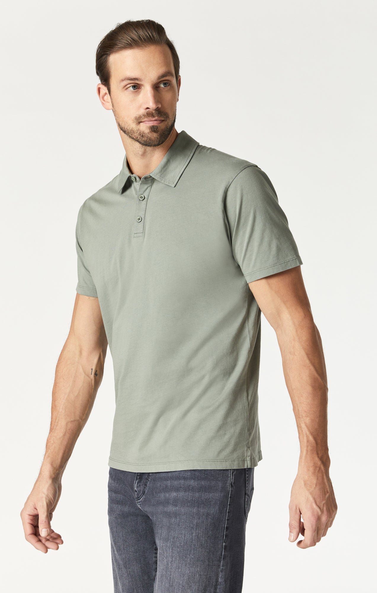Mavi Men's Basic Polo Shirt In Agave Green