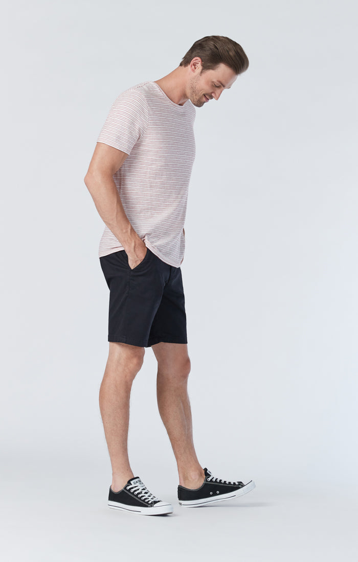 JACOB SHORTS IN BLACK TWILL - Mavi Jeans