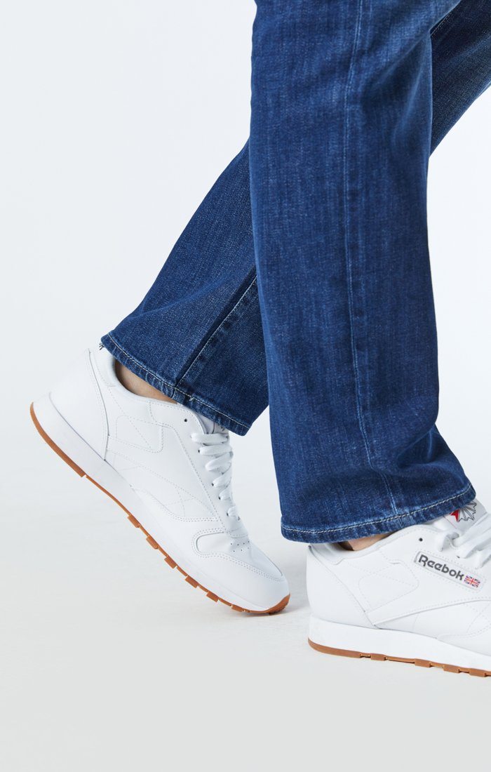 ZACH STRAIGHT LEG IN MID BRUSHED NASHVILLE - Mavi Jeans