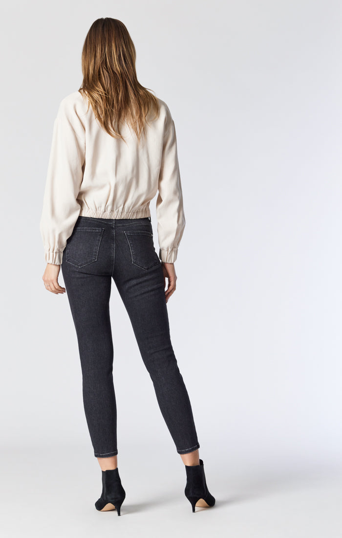 TESS SUPER SKINNY IN DARK SMOKE INDIGO SHAPE - Mavi Jeans
