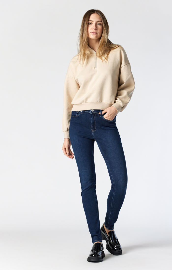ALISSA SKINNY DEEP BRUSHED INDIGO SHAPE - Mavi Jeans