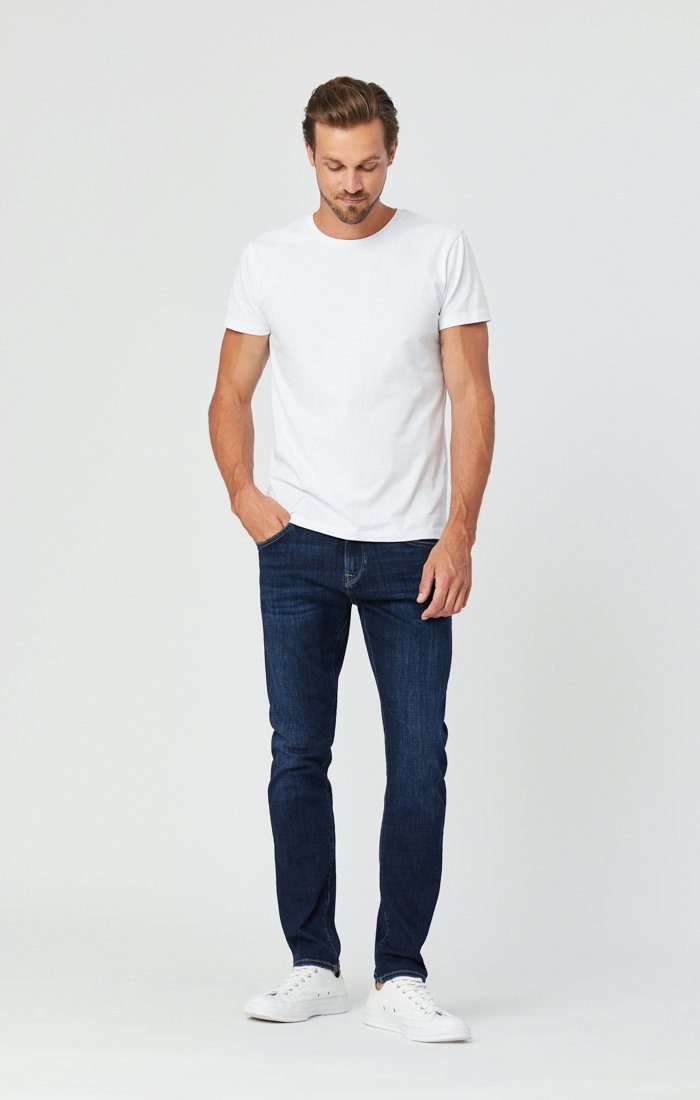 Mavi Men's Jake Slim Leg Jeans in Deep Feather Blue – Mavi Canada