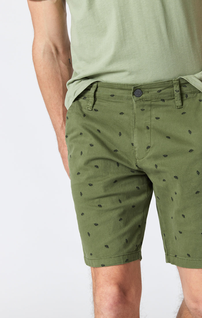 JACOB SHORTS IN OLIVINE TWILL - Mavi Jeans