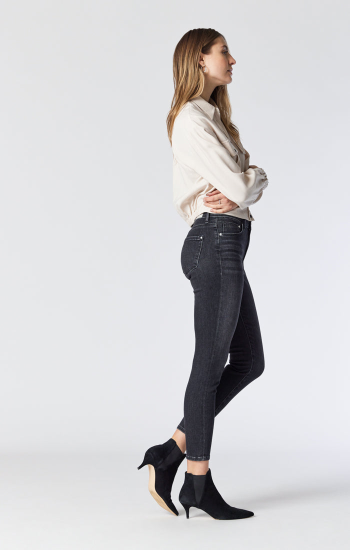TESS SUPER SKINNY IN DARK SMOKE INDIGO SHAPE - Mavi Jeans