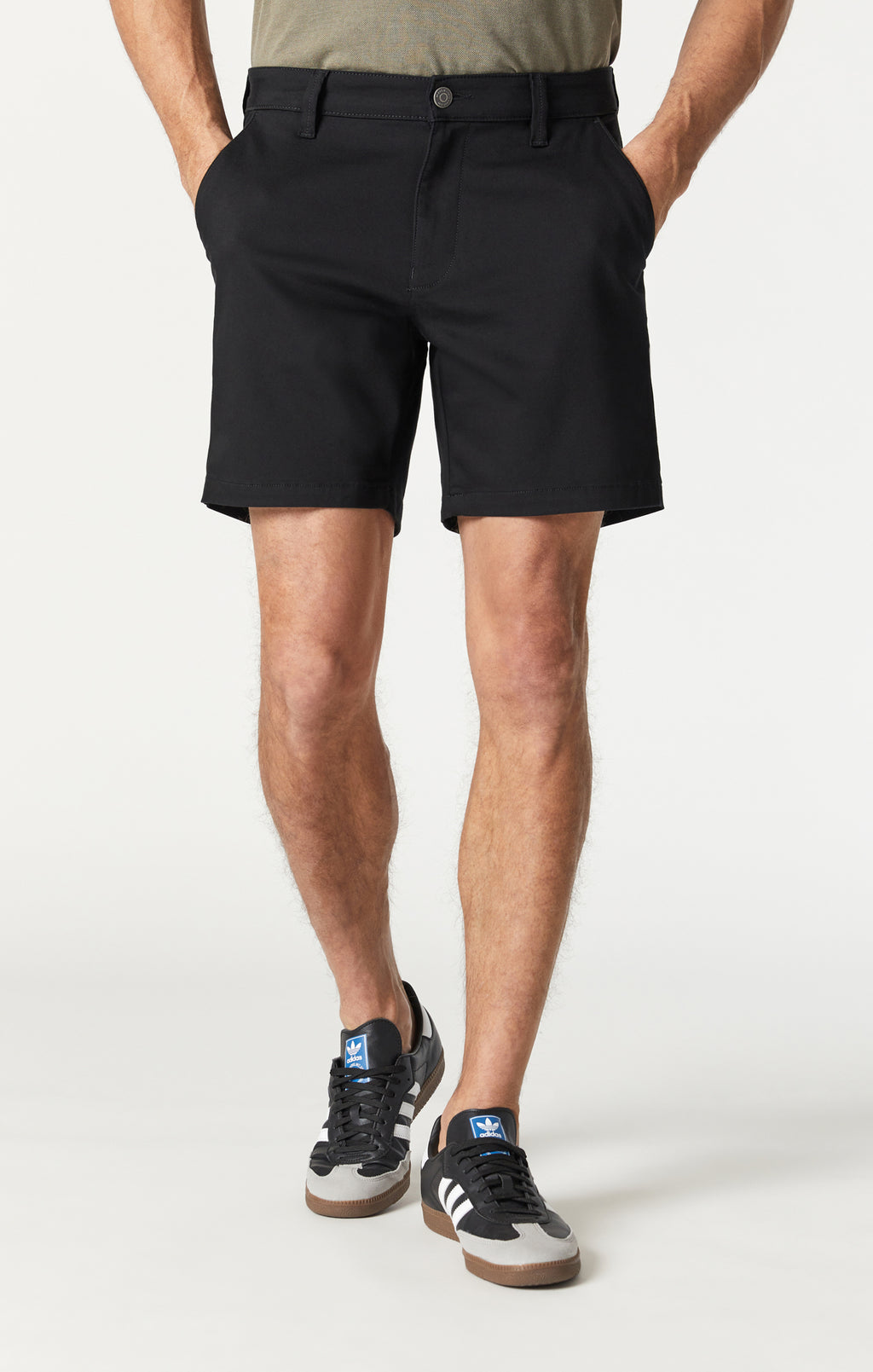 NATE SHORTS IN BLACK TECH - Mavi Jeans