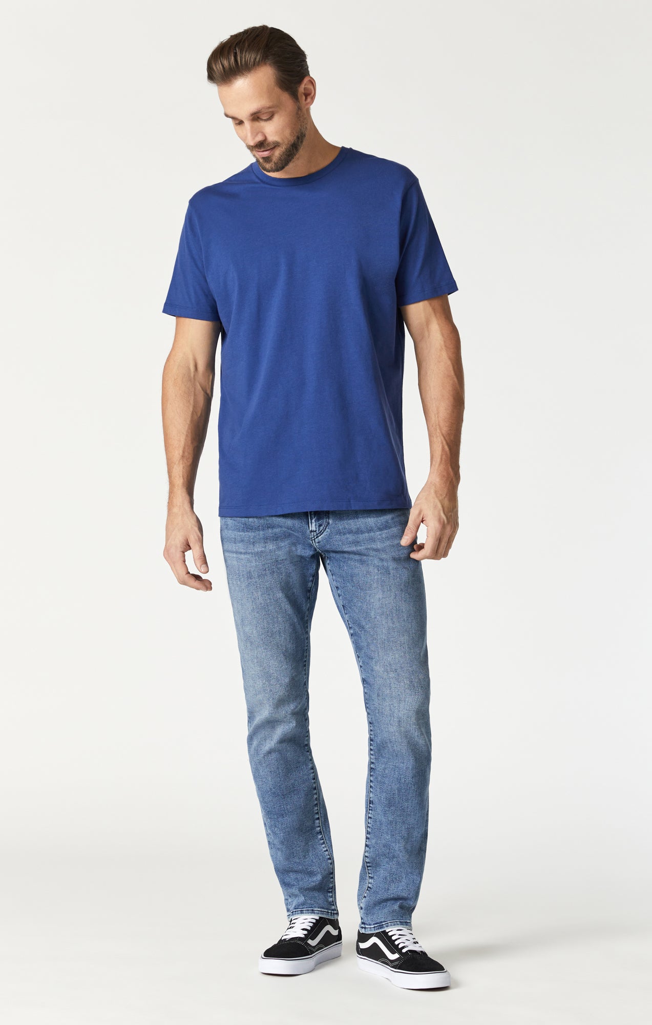 Mavi Men's Printed Shirt In Silver Lining Printed