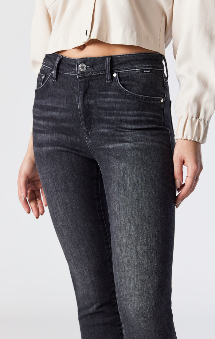 TESS SUPER SKINNY IN DARK SMOKE INDIGO SHAPE - Mavi Jeans