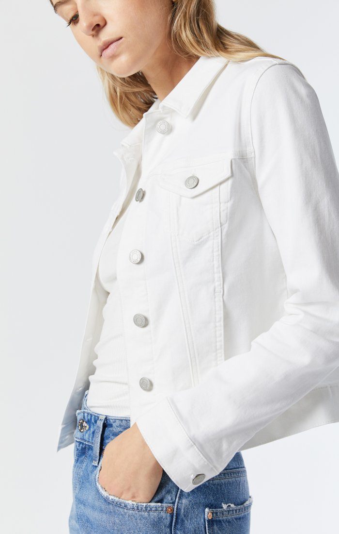 SAMANTHA JACKET IN DOUBLE WHITE SUPERSOFT - Mavi Jeans
