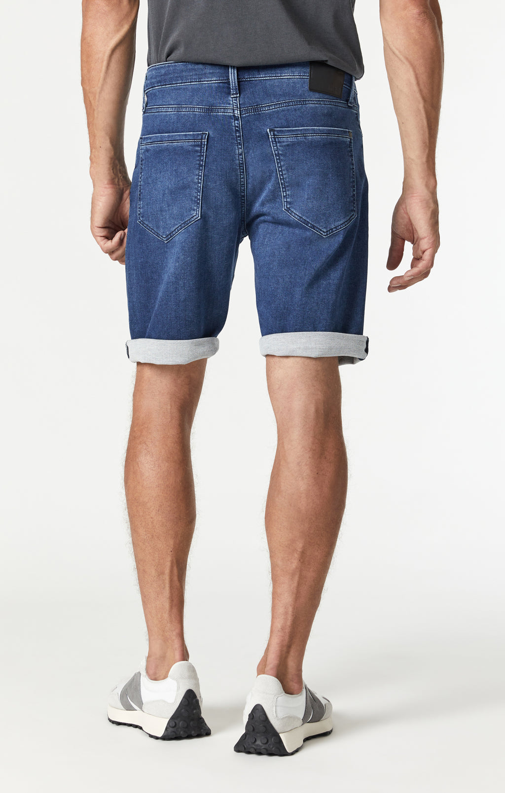 BRIAN SHORTS IN DARK BRUSHED ATHLETIC - Mavi Jeans